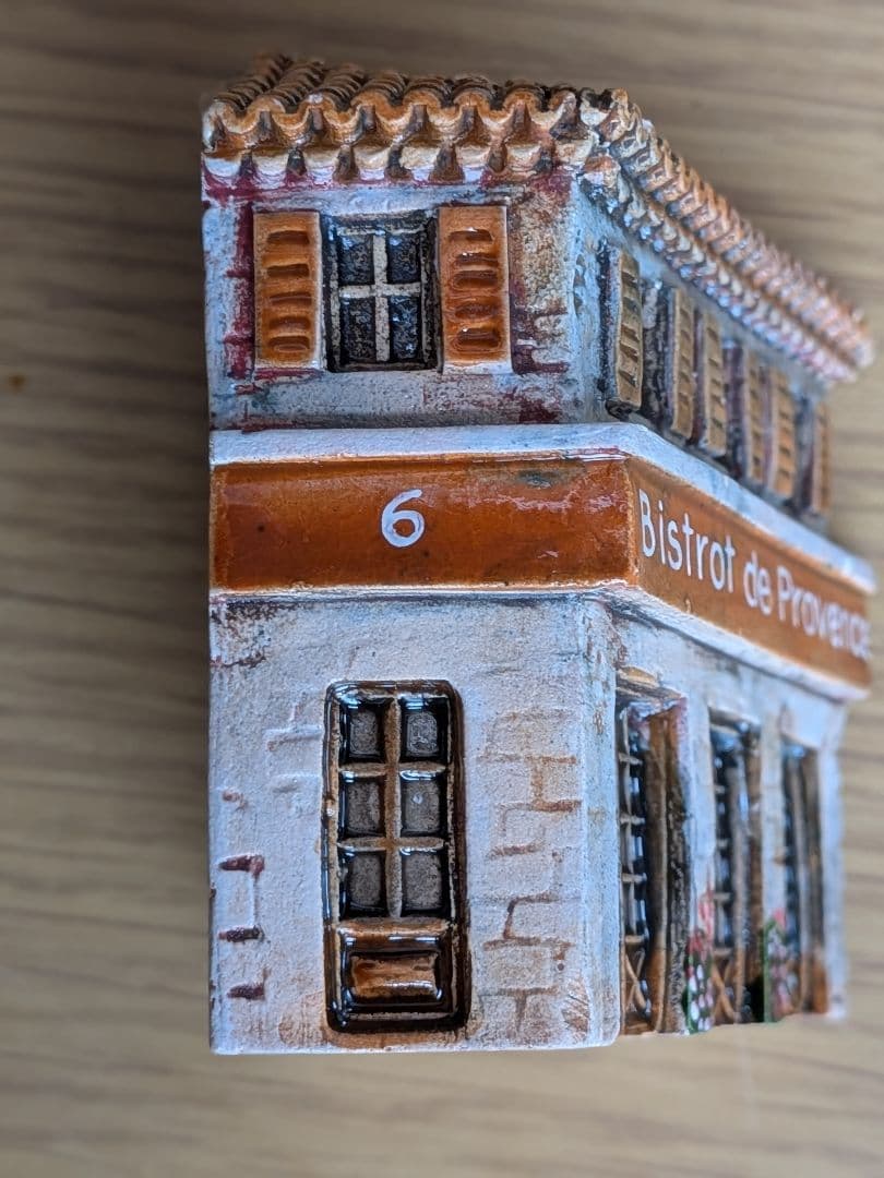 GAULT ハウス　フランスの街並み 置物 2011年製　石板付き