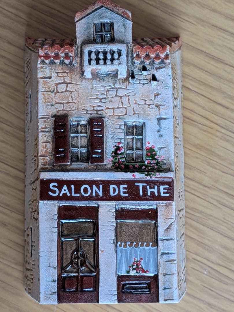 GAULT ハウス　フランスの街並み 置物 2011年製　石板付き