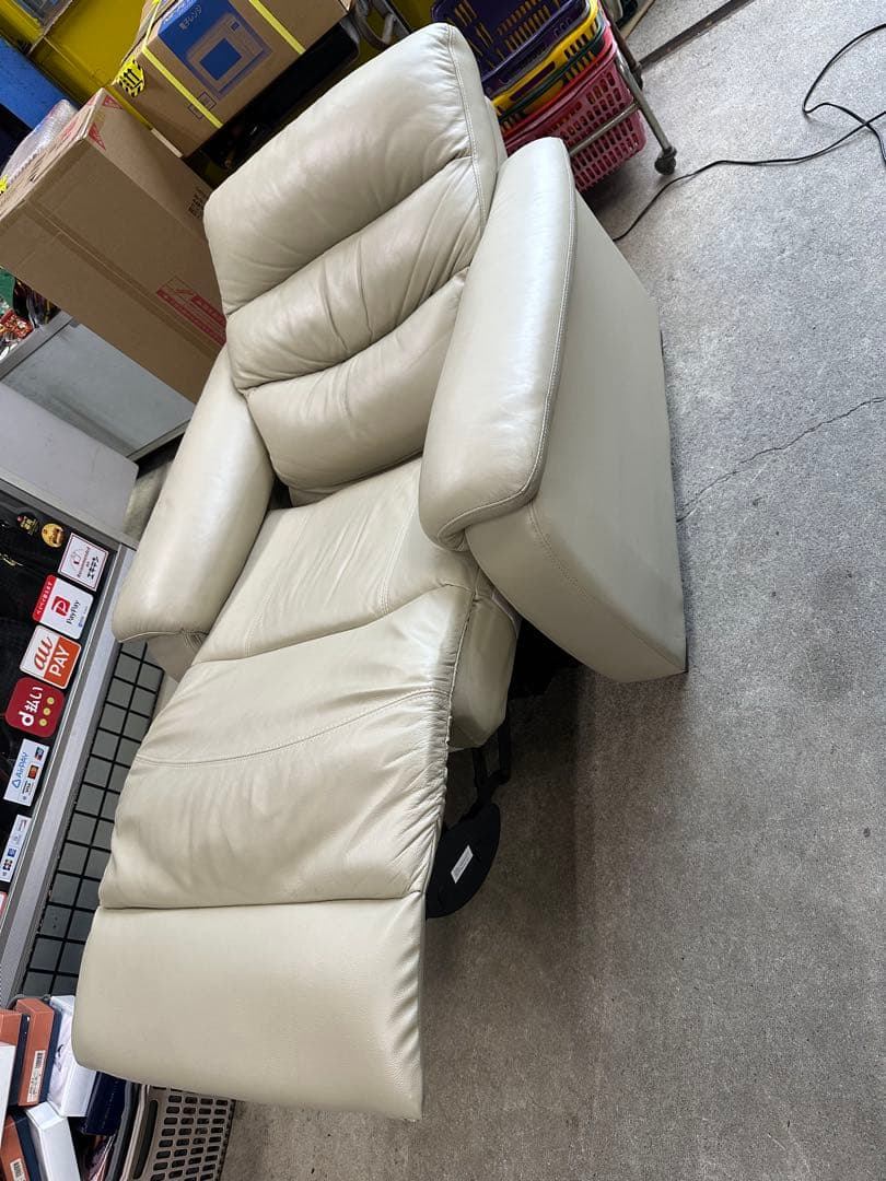 名古屋市内送料無料　ニトリ　電動リクライニングソファ　1人掛け　中古美品