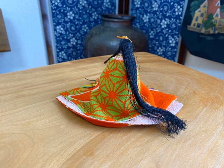 正絹時代布の手作りひな人形