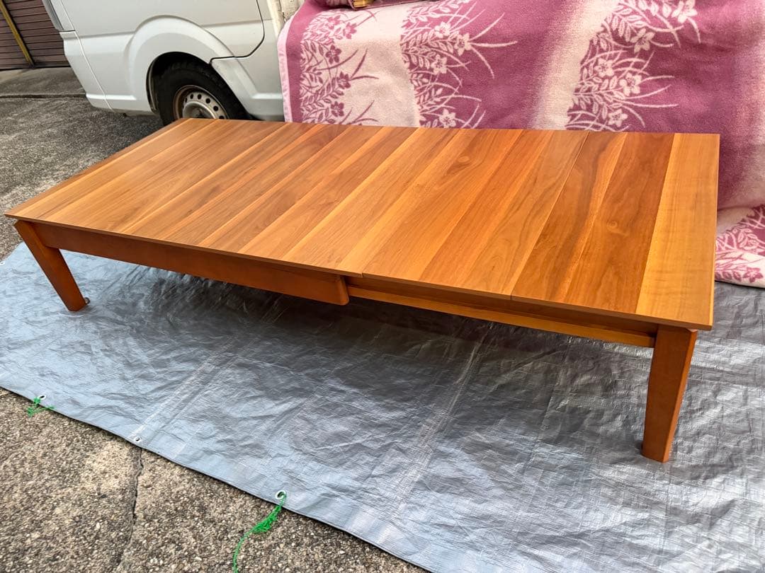 120cm〜180cm 伸縮 伸長式 エクステンション ローテーブル