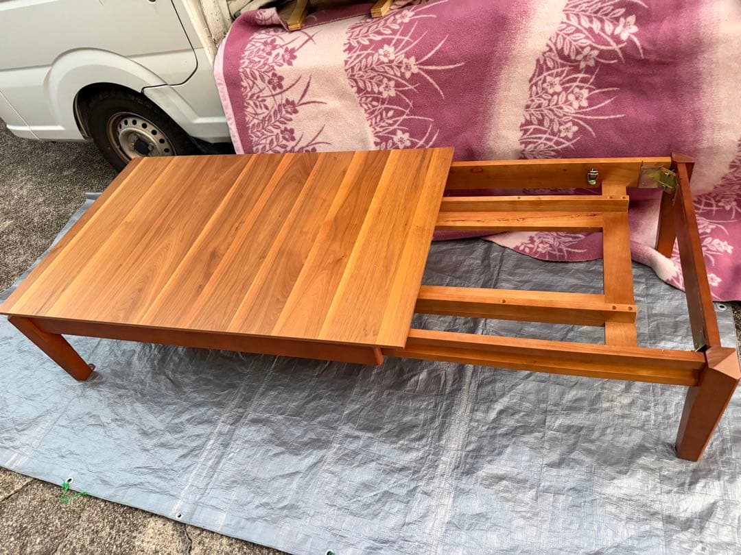 120cm〜180cm 伸縮 伸長式 エクステンション ローテーブル