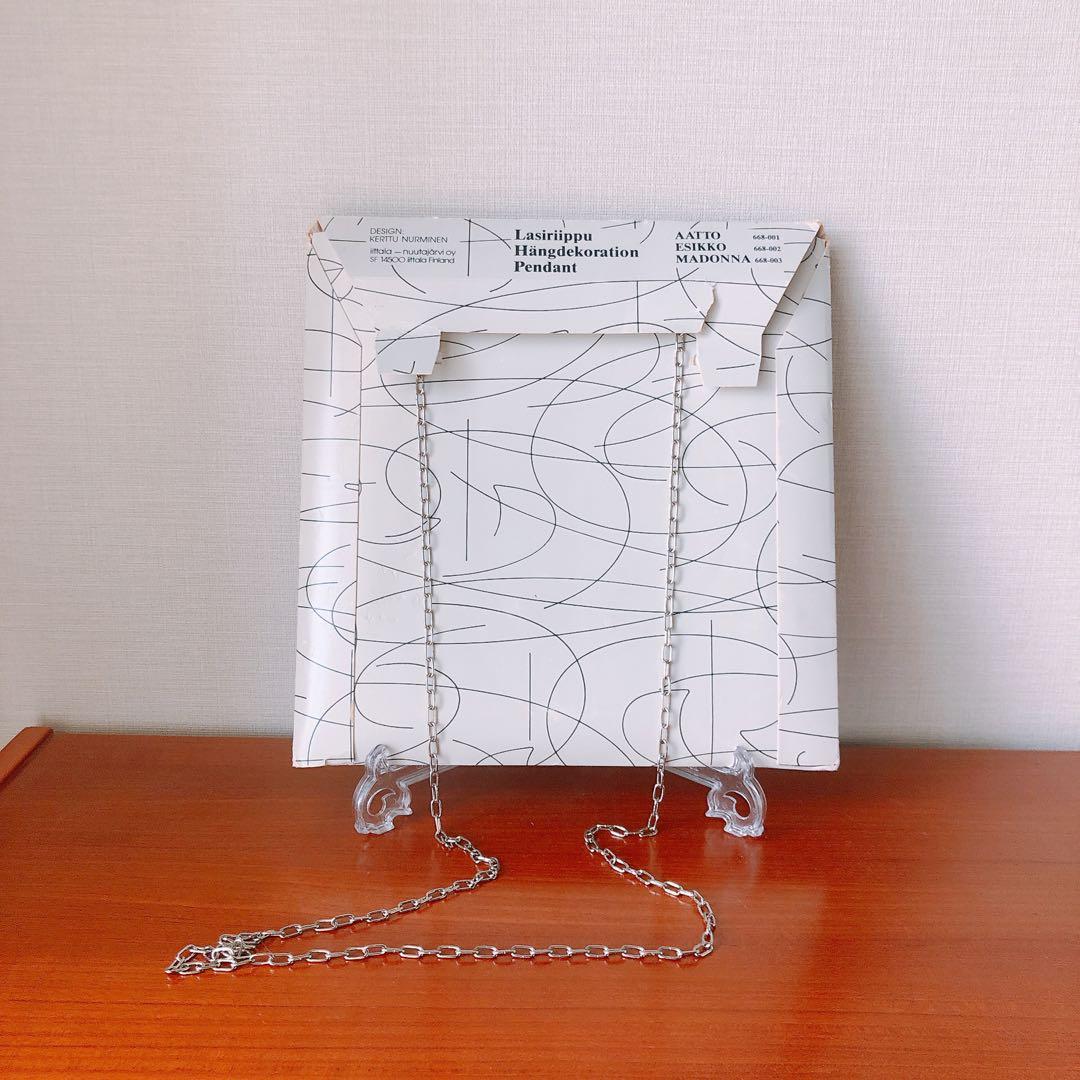 Nuutajarvi(ヌータヤルヴィ)　Lasiriippu　ガラスペンダント