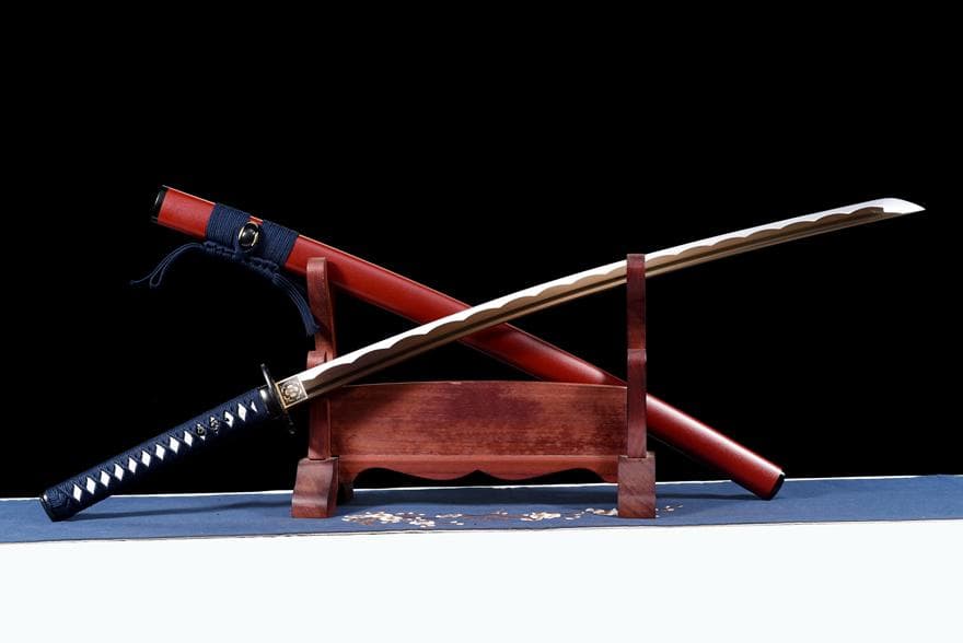 日本刀 模造刀 居合刀 斬馬刀 龍泉剣 中炭素鋼焼金武士刀【カナン