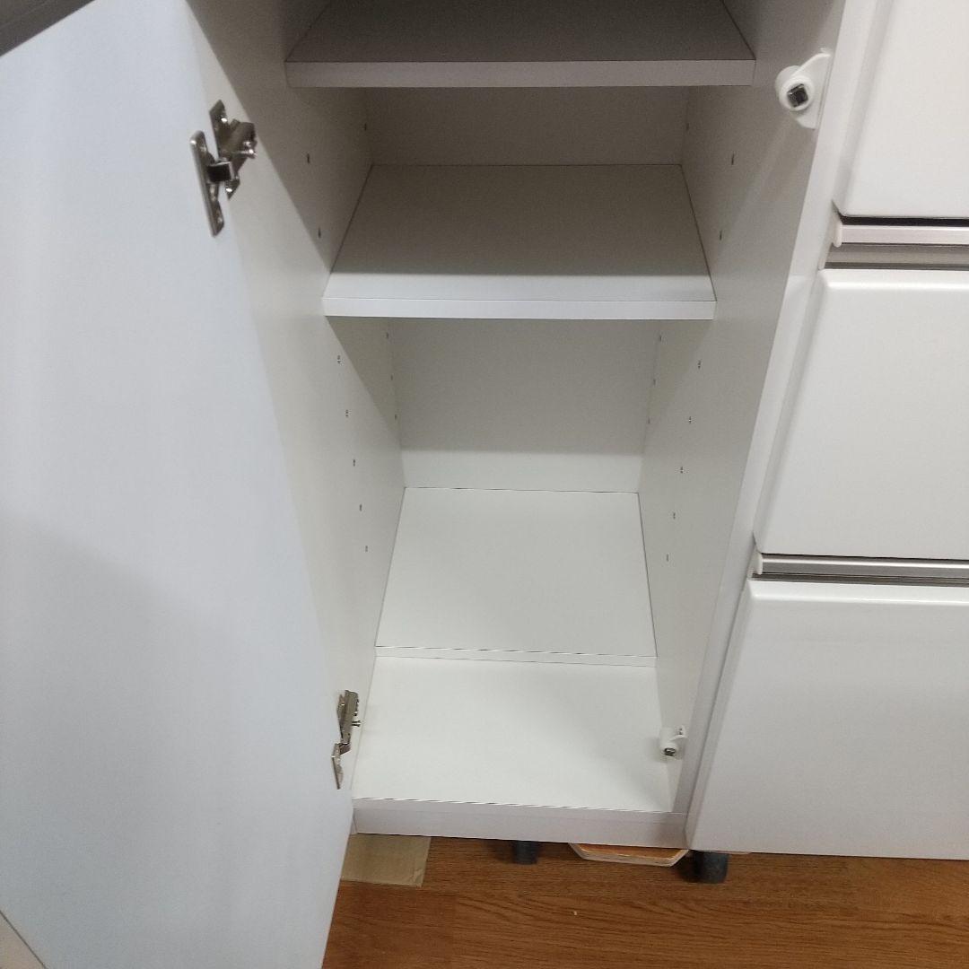 [送料込]美品　ニトリ アルミナ 120KB WH キッチンボード　引取歓迎！！