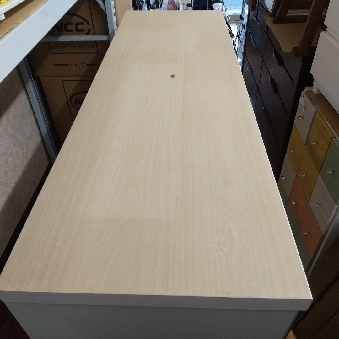 [送料込]美品　ニトリ アルミナ 120KB WH キッチンボード　引取歓迎！！