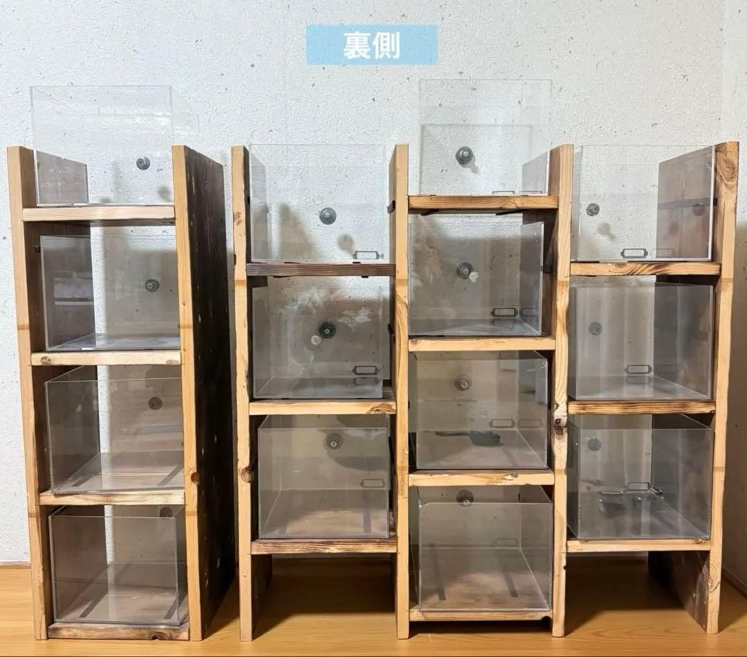 アクリルボックス ディスプレイ棚 オーダーメイド品 飾り棚