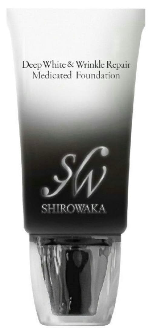 シロワカ　 ディープホワイト＆リンクルリペア　メディケイティッドファンデーション