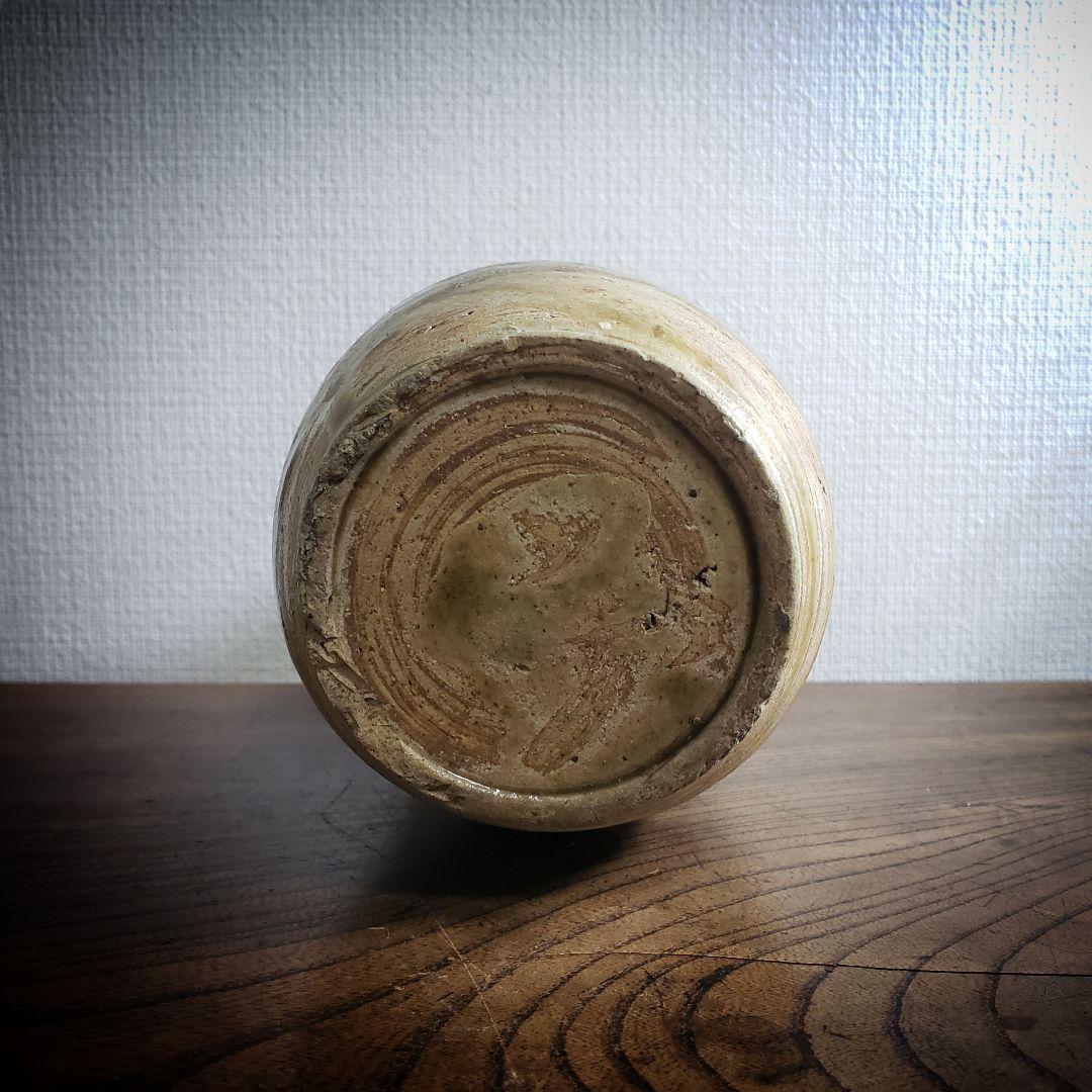 黄瀬戸 古瀬戸 徳利 訳あり 口縁欠け 江戸 明治 - メルカリ