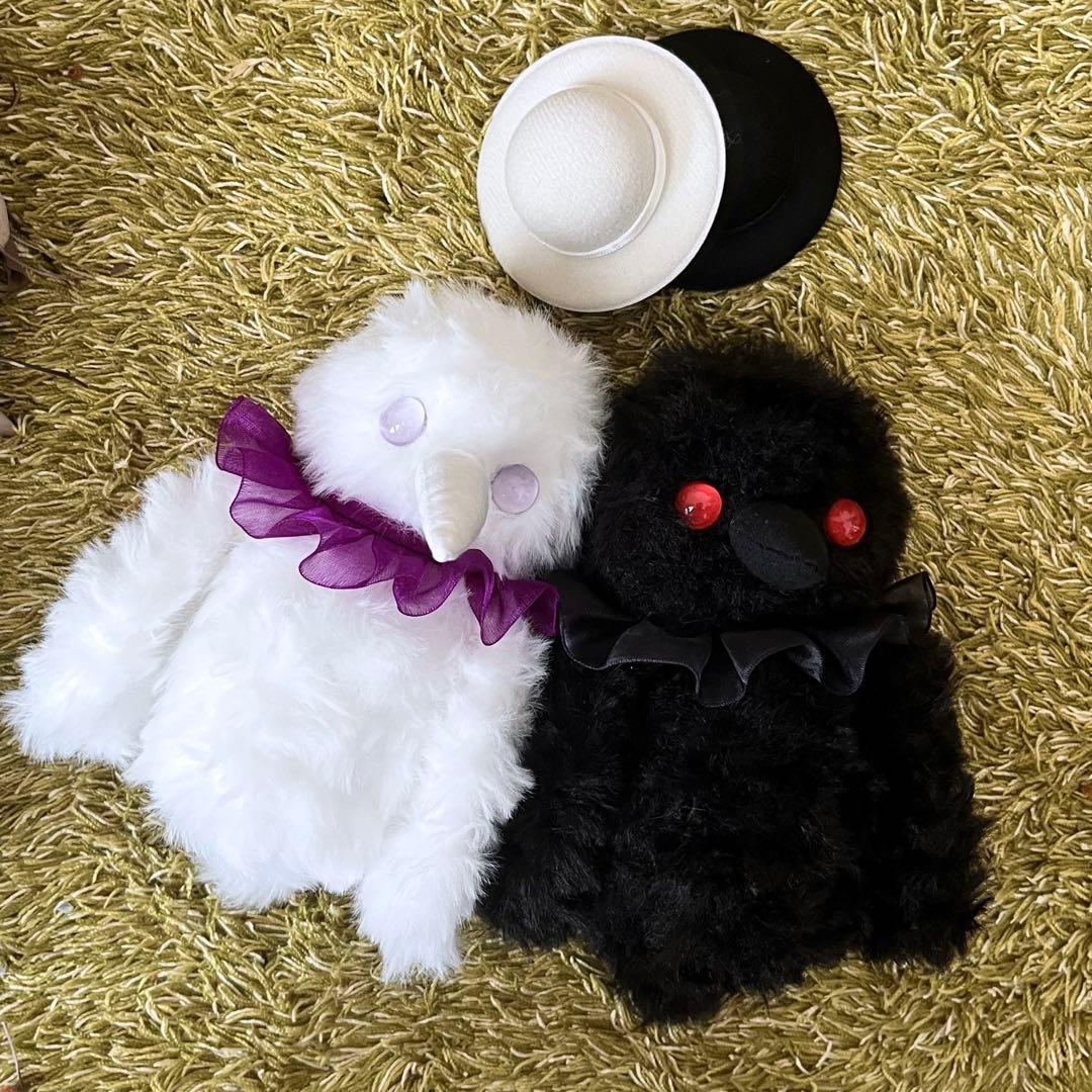 【ひろ】　あみぐるみ　オーダーメイド　ぬいぐるみ　アートドール　カラス