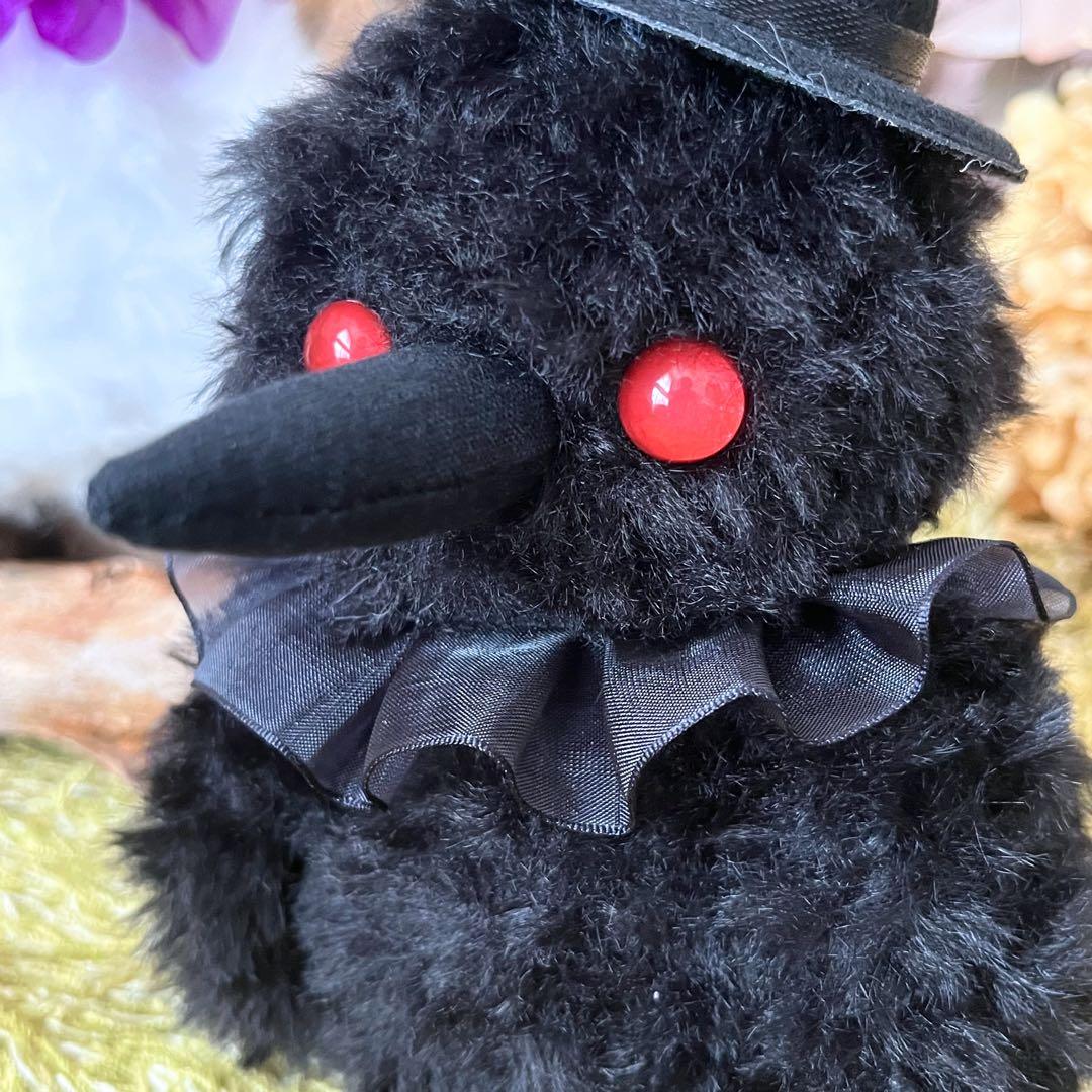 【ひろ】　あみぐるみ　オーダーメイド　ぬいぐるみ　アートドール　カラス