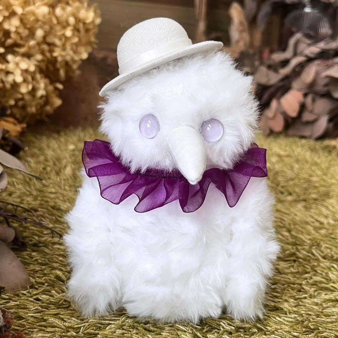 【ひろ】　あみぐるみ　オーダーメイド　ぬいぐるみ　アートドール　カラス