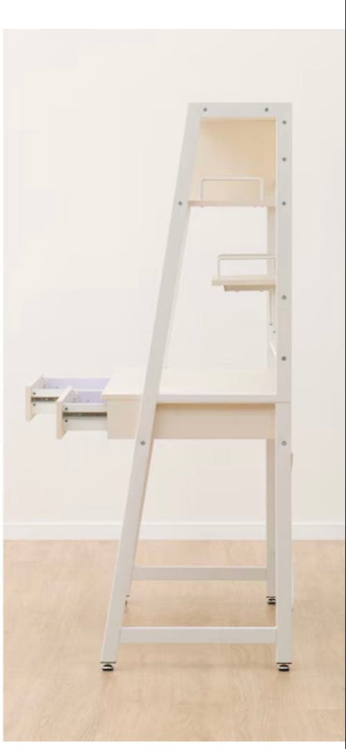 【美品】ニトリ　省スペースデスク 引出し付き