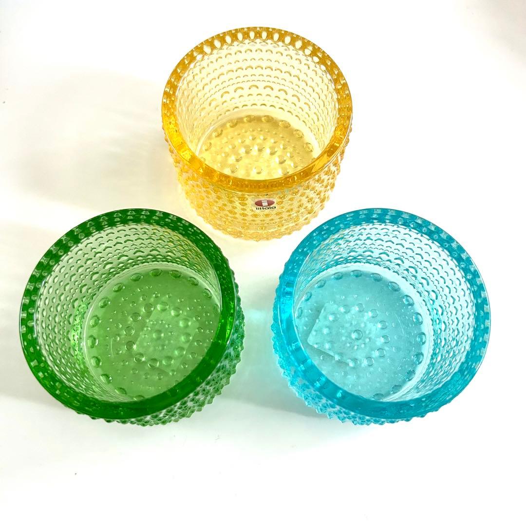 新品イッタラカステヘルミ キャンドルホルダー レモン グリーン