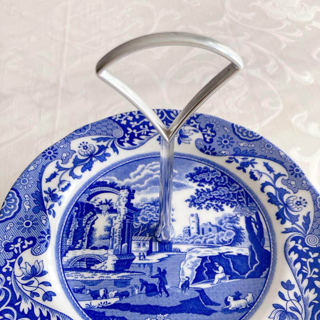美品】スポード Spode ケーキスタンド アフタヌーンティー 英国製 希少