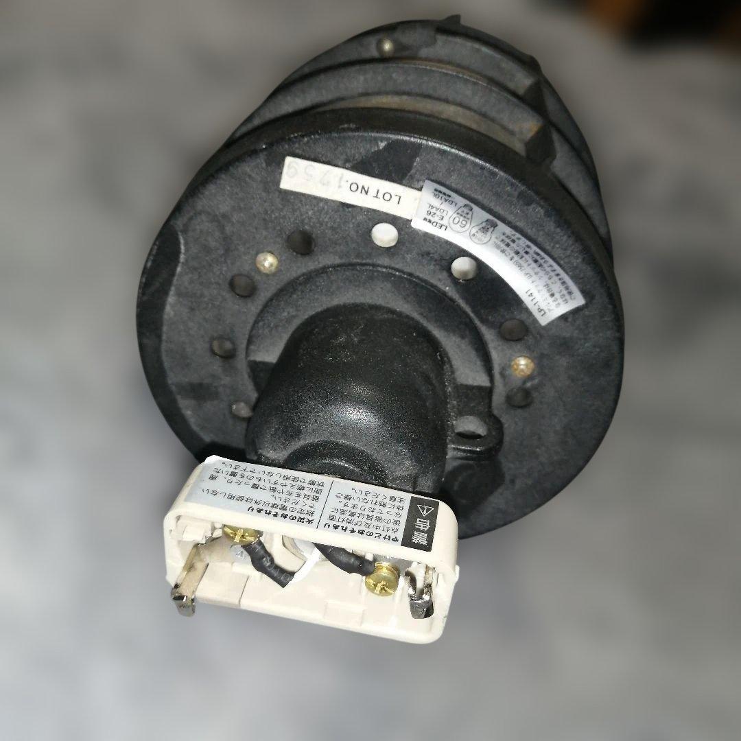 factory　船内レトロなアイアン×クラックガラスのシーリングライト　中古