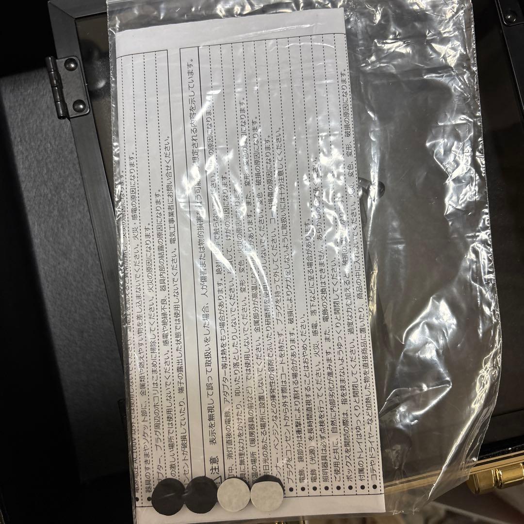 Francfranc ヴァリーズ　ハリウッドボックスS ホワイト取扱い説明書付き