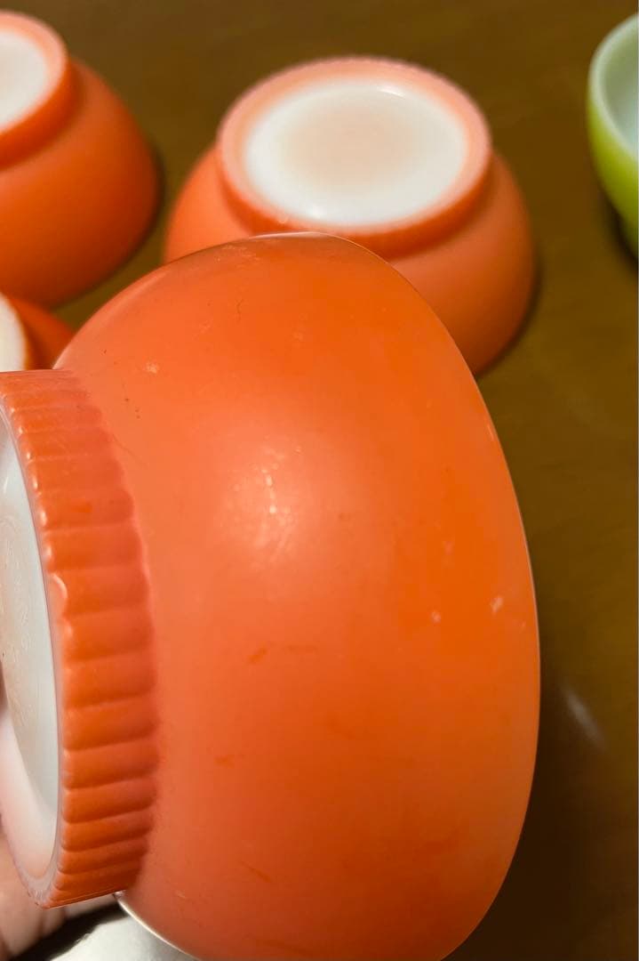 Fire-King ボウル8個　クリスマスカラー