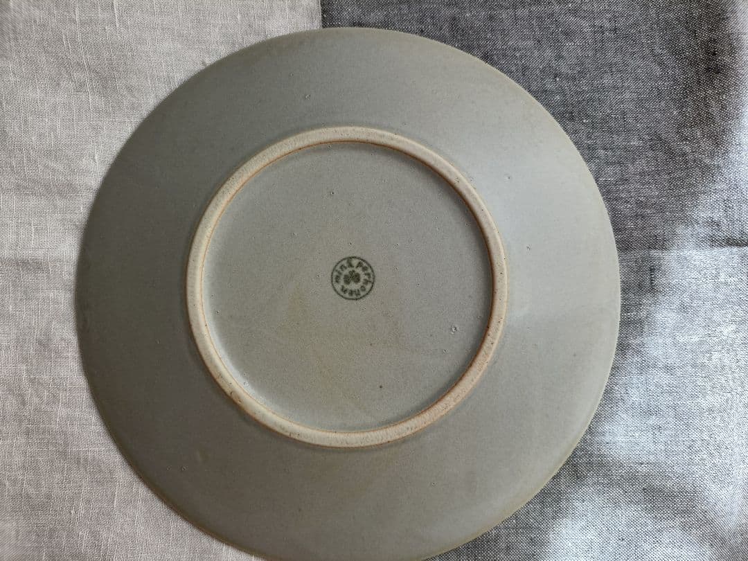 【廃盤】ミナペルホネン タンバリンプレート 大 ライトグレー