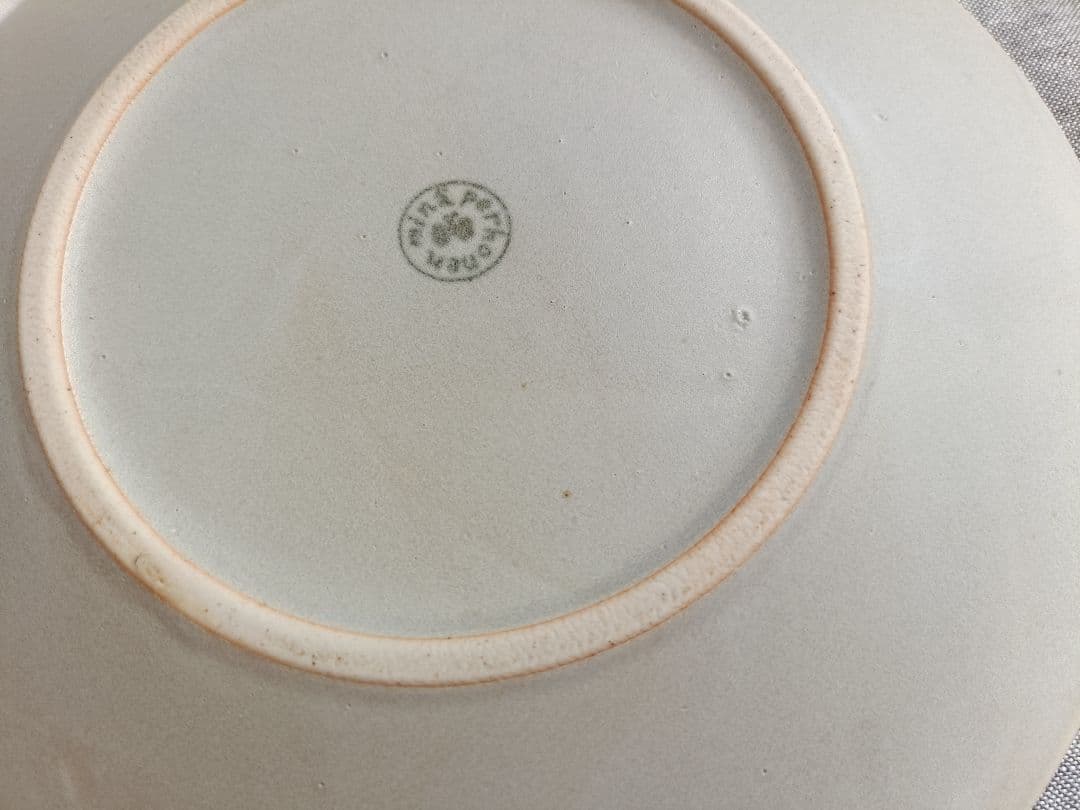 【廃盤】ミナペルホネン タンバリンプレート 大 ライトグレー