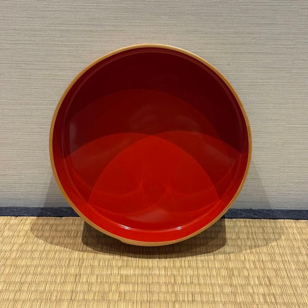 未使用 大館工芸社 曲げわっぱ 三段重 重箱 内朱 弁当箱 秋田杉 菓子器