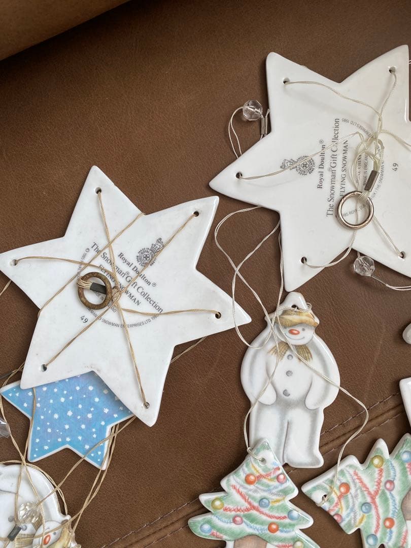 ロイヤルドルトン スノーマンのモビール 中古 - メルカリ