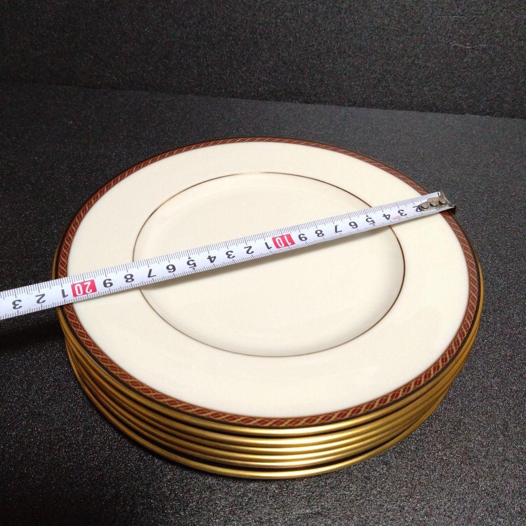 未使用 LENOX 21cmプレート6枚　クリスマス