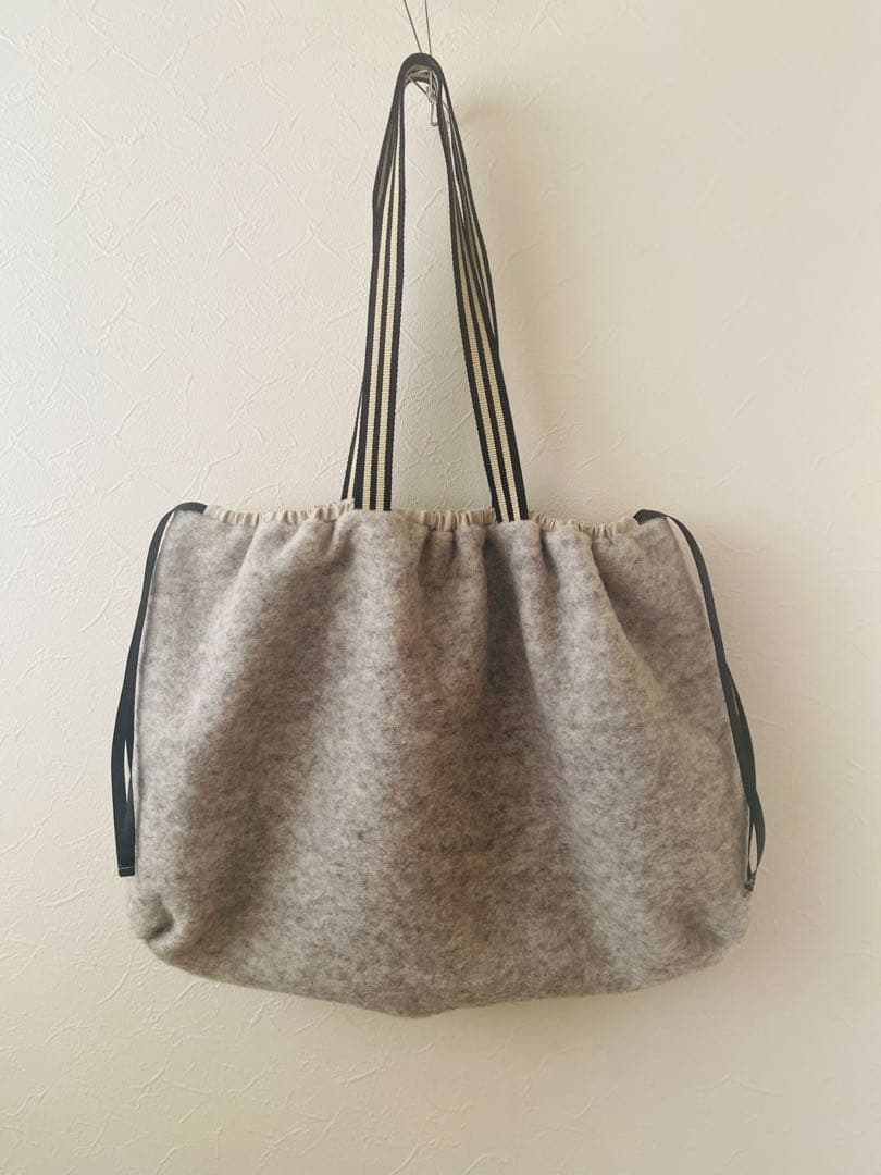 flowernest もこもこグラニーバッグ ミナペルホネン　ハンドメイド