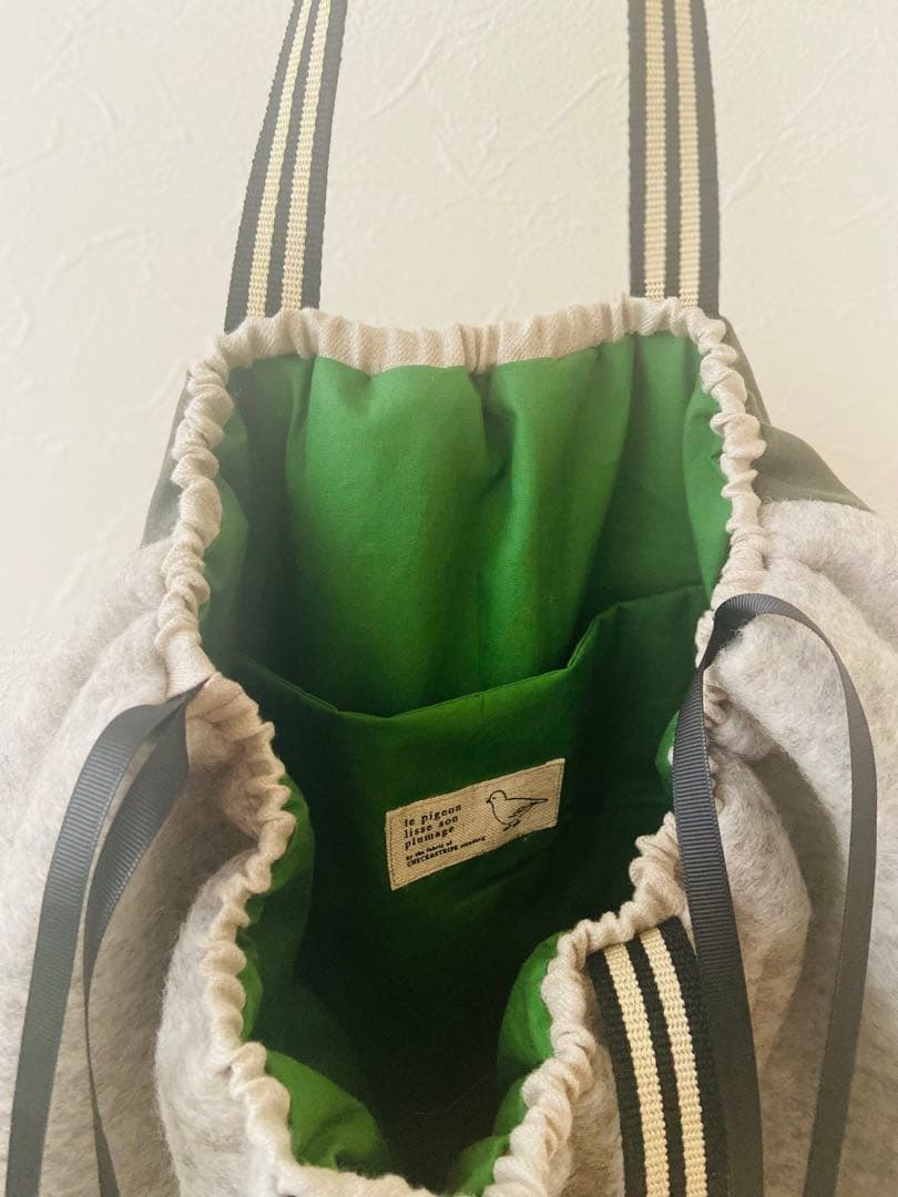 flowernest もこもこグラニーバッグ ミナペルホネン　ハンドメイド