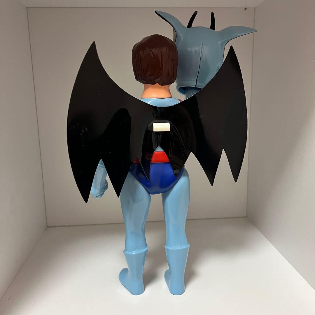 美品 メディコム トイ デビルマン レトロデザイン版 マスク取れ ソフビ