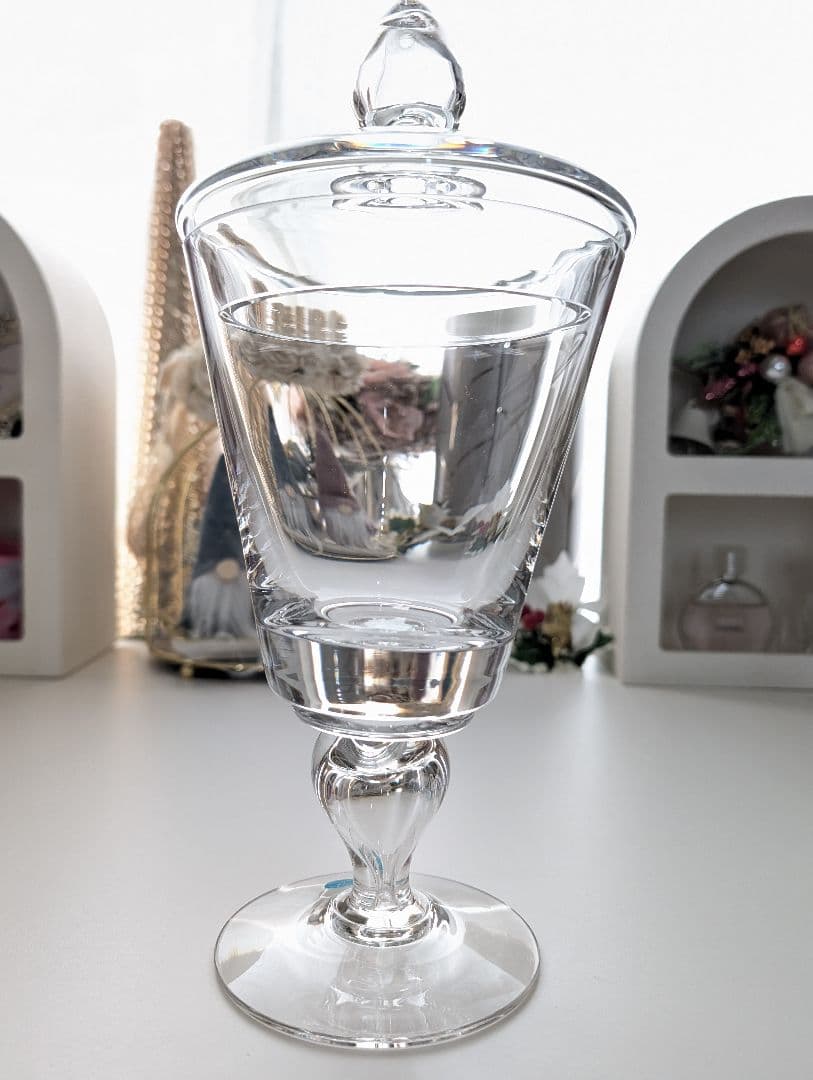 ティファニー ガラスポット ガラスジャー ポット 小物入れ