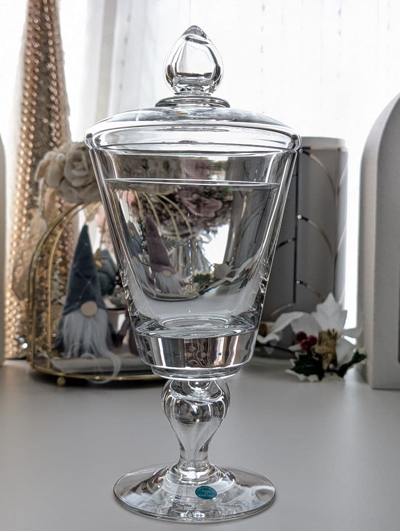 ティファニー ガラスポット ガラスジャー ポット 小物入れ