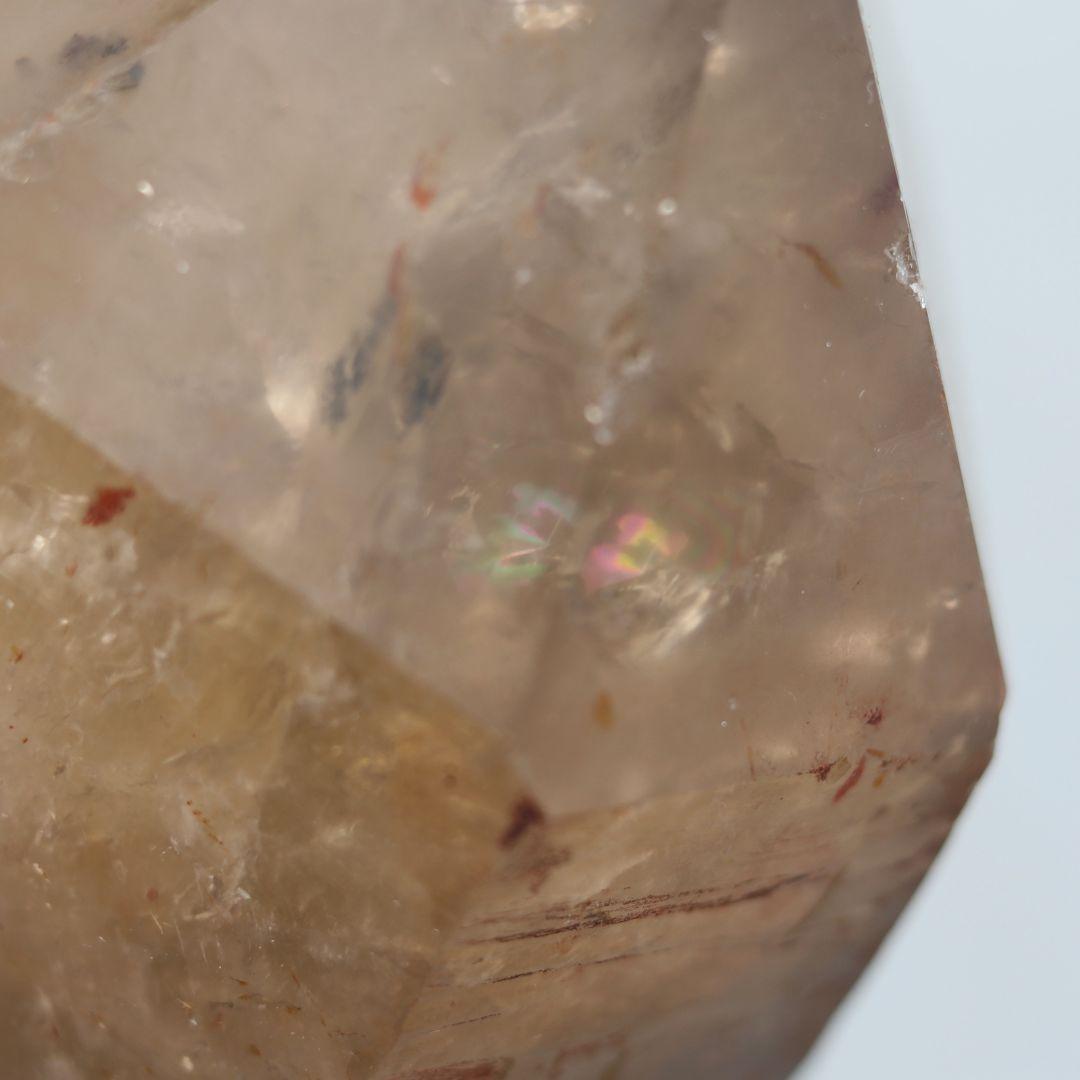 6.3kg 虹入 カテドラル 水晶 台座 原石 パワーストーン 開運 浄化