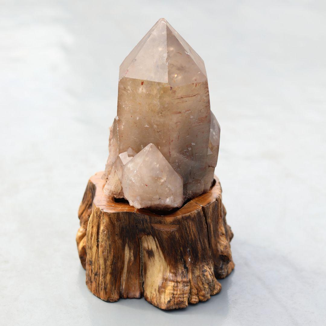 6.3kg 虹入 カテドラル 水晶 台座 原石 パワーストーン 開運 浄化