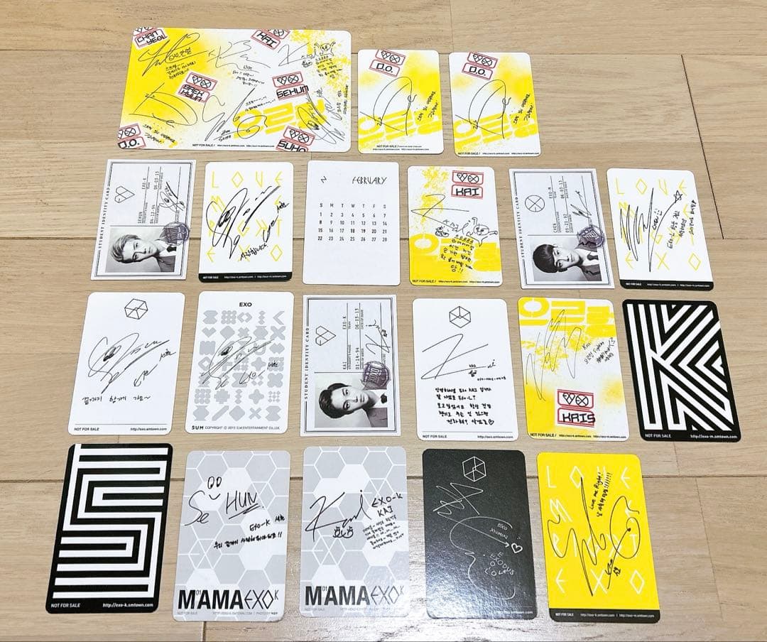 EXO トレカ 18点 スノードーム2点 おまとめ売り20点 - メルカリ