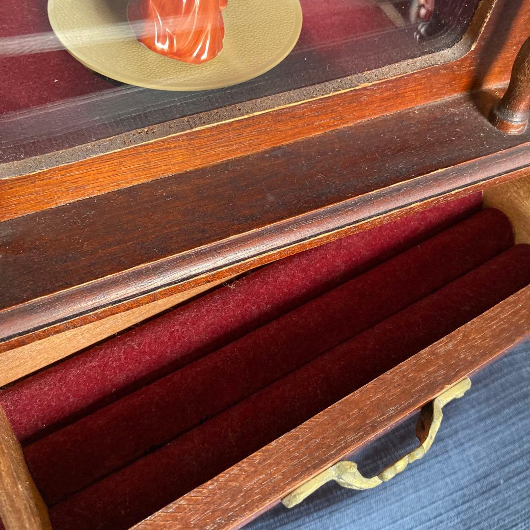 アクセサリーボックス 飾り棚 オルゴール付(愛のオルゴール♪) 日本製