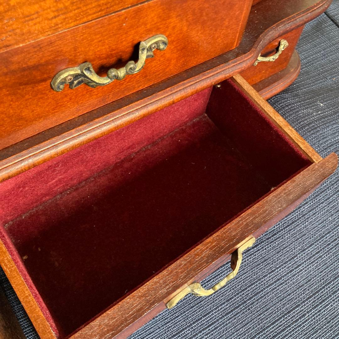 アクセサリーボックス 飾り棚 オルゴール付(愛のオルゴール♪) 日本製