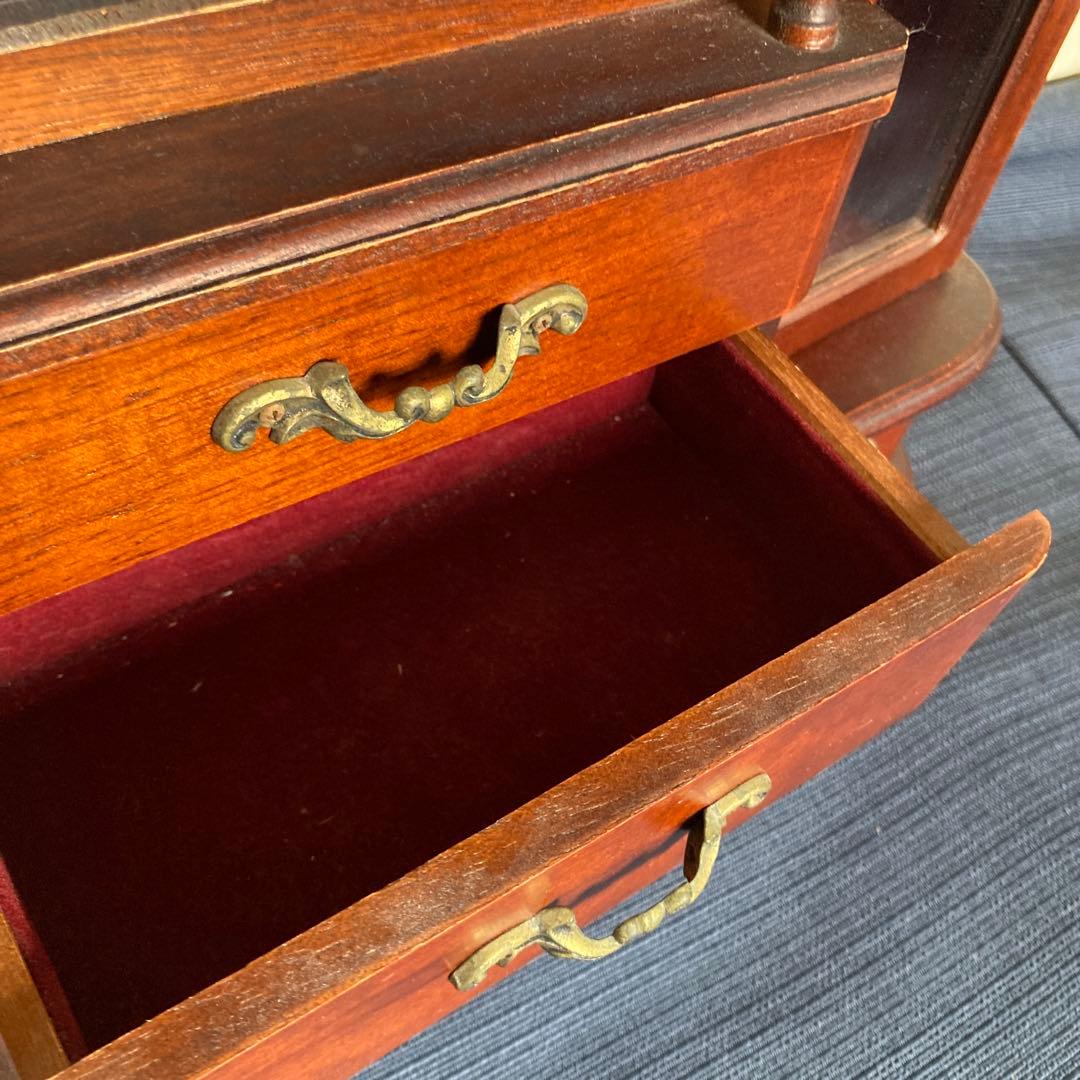 アクセサリーボックス 飾り棚 オルゴール付(愛のオルゴール♪) 日本製