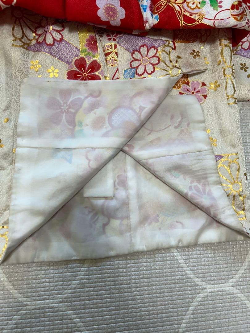 花ひめ 七五三 3歳　着物 被布 正絹 セット