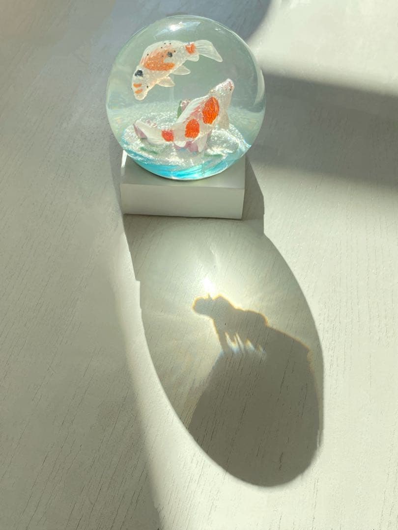 【海外モデル】スノーグロー Koi  Globes 鯉スノードーム