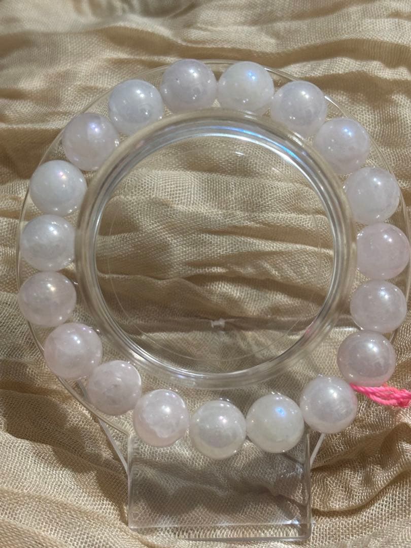 天然石✨⑦ローズオーラ　シンプル　パワーストーン　ブレスレット　16cm