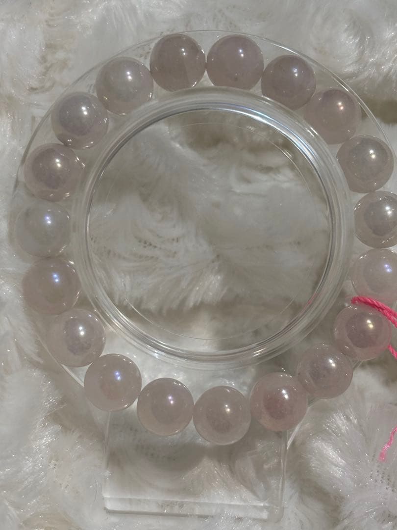 天然石✨⑦ローズオーラ　シンプル　パワーストーン　ブレスレット　16cm
