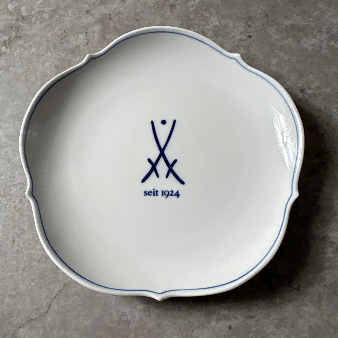 マイセン　花弁型プレート　皿　６枚セット　美品