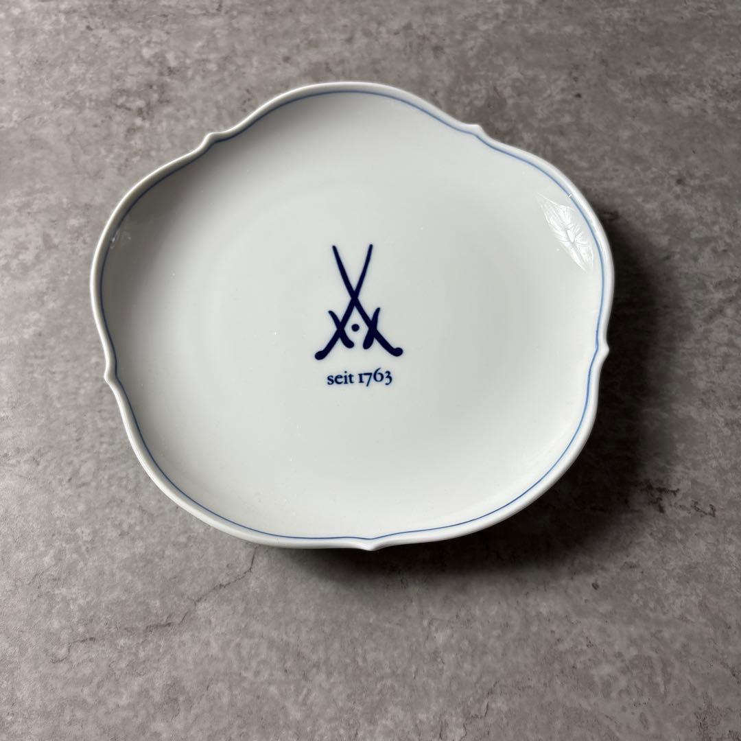 マイセン　花弁型プレート　皿　６枚セット　美品