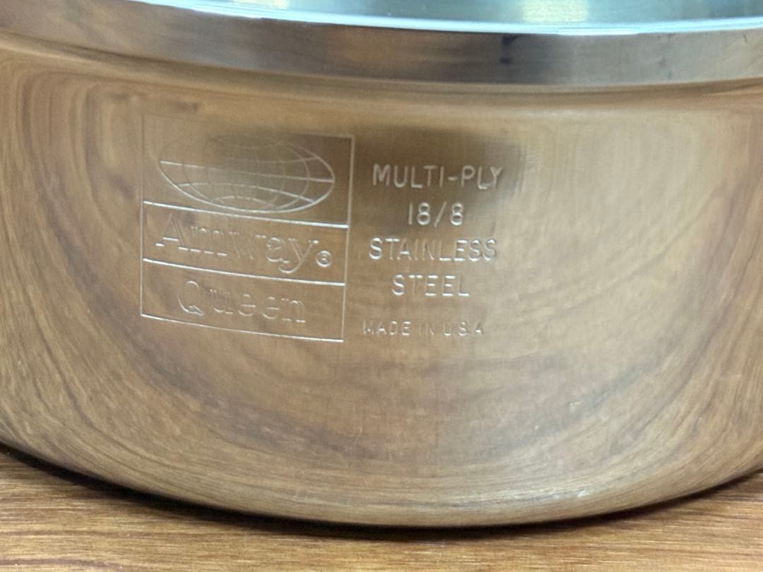 【美品】アムウェイ　中ソースパン