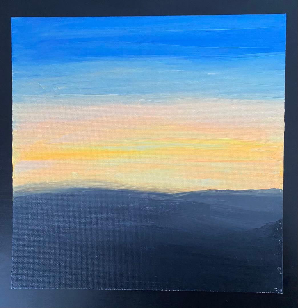 原画/抽象画/モダンアート/現代アート/アクリル画 This monent 海