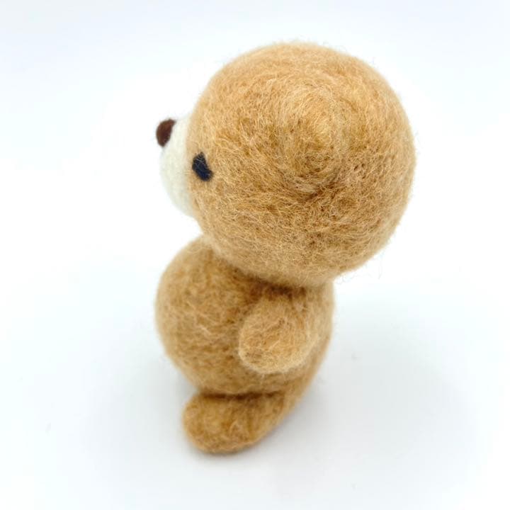 くま　人形　インテリア　ハンドメイド　羊毛フェルト フィギュア