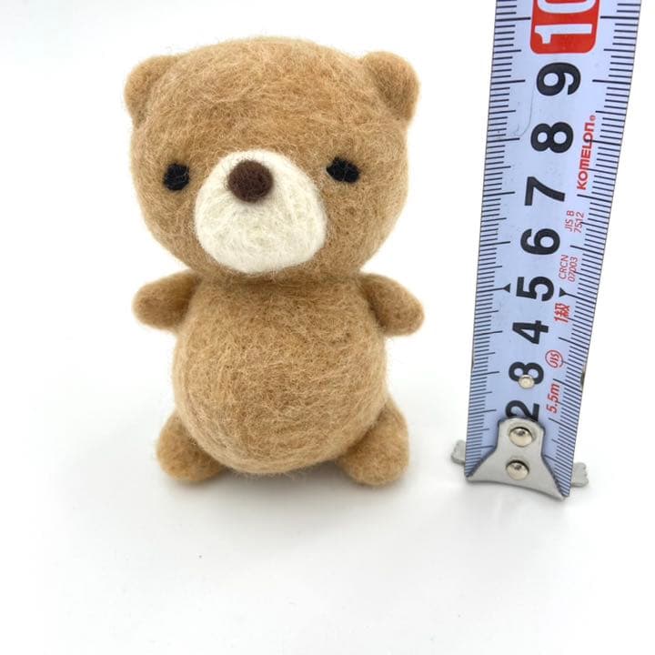 くま　人形　インテリア　ハンドメイド　羊毛フェルト フィギュア