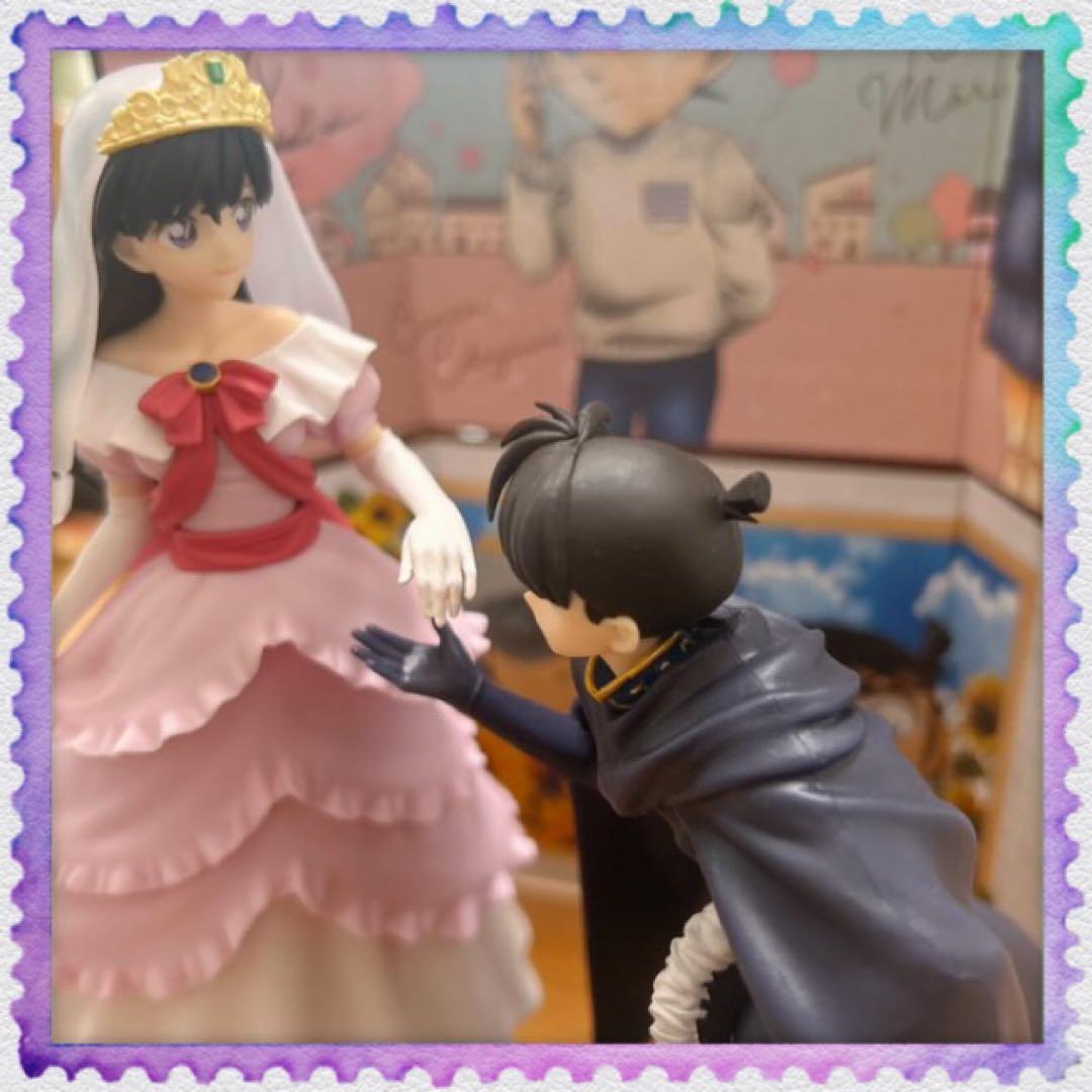 最新プライズフィギュアまとめ売り】新一と蘭 黒衣の騎士とハート姫 4