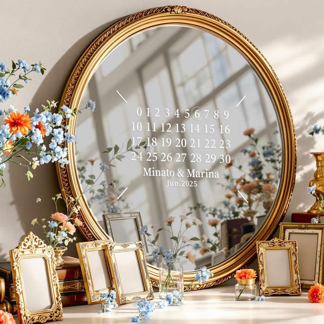 ウェルカムミラー ウェルカムボード ステッカー マルジェラ風 M - メルカリ